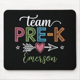 Personalized Name Team Pre-K PreSchool Teacher Mouse Pad