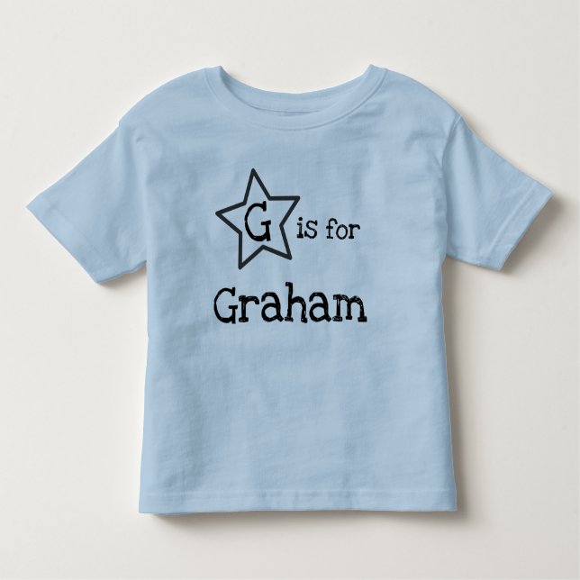 personalized name tee for boy (Front)