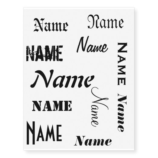 Temporary Tattoos Zazzle