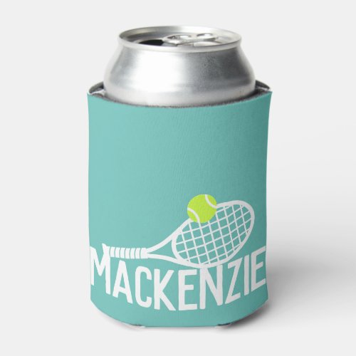 Personalized Name Tennis Can Cooler
