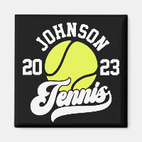 Personalized NAME Tennis Player Racket Ball Court