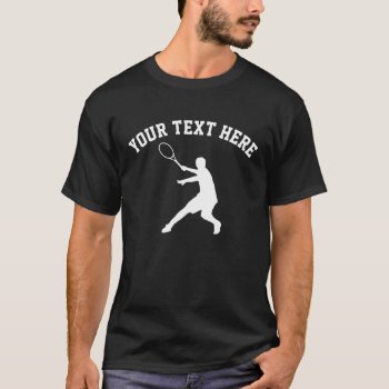 Personalized Name Tennis Team T Shirts by imagewear at Zazzle