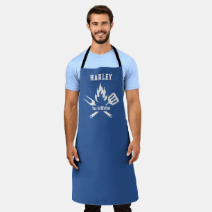 Personalized Name The Grill father Apron