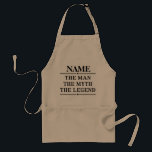 Personalized Name The Man The Myth The Legend Adult Apron<br><div class="desc">Personalized Name The Man The Myth The Legend</div>