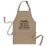 Personalized Name The Man The Myth The Legend Adult Apron