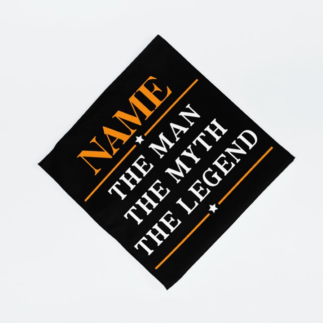 Personalized Name The Man The Myth The Legend Bandana (Creator Uploaded)