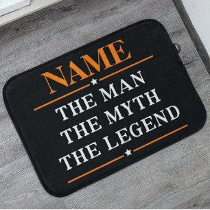 Personalized Name The Man The Myth The Legend Bathroom Mat