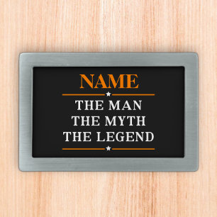 Personalized Name The Man The Myth The Legend Belt Buckle