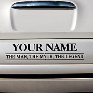 Personalized Name The Man The Myth The Legend Bumper Sticker