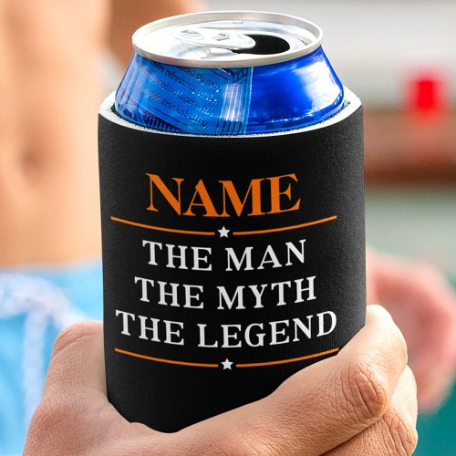 Personalized Name The Man The Myth The Legend Can Cooler