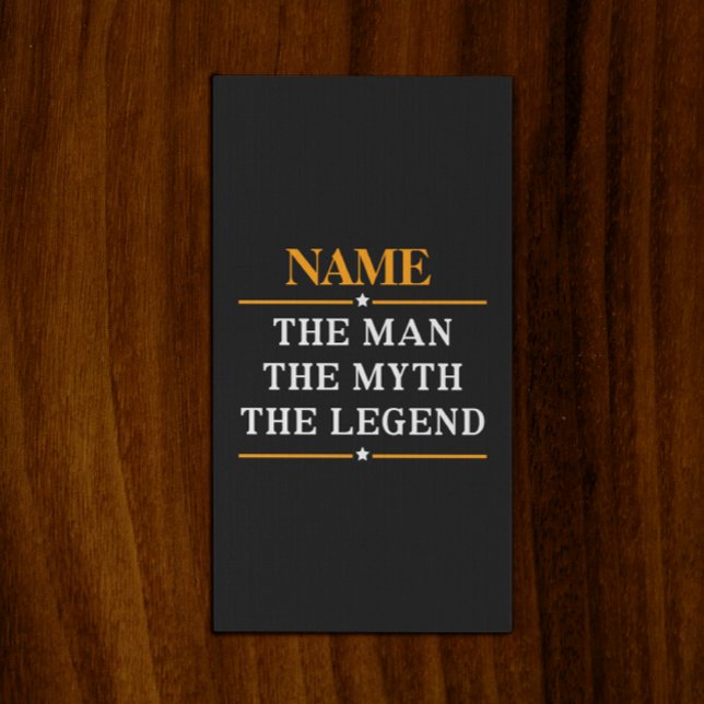 Personalized Name The Man The Myth The Legend Card (Creator Uploaded)