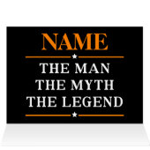 Personalized Name The Man The Myth The Legend Cards (Inside Horizontal (Top))