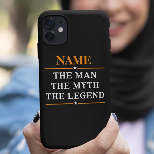 Personalized Name The Man The Myth The Legend Case-Mate iPhone Case (Creator Uploaded)
