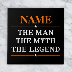 Personalized Name The Man The Myth The Legend Ceramic Tile