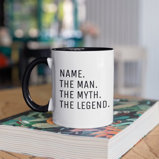 Personalized Name The Man The Myth The Legend Coff Mug (Creator Uploaded)