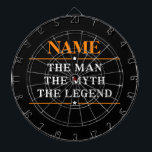 Personalized Name The Man The Myth The Legend Dartboard<br><div class="desc">Personalized Name The Man The Myth The Legend</div>