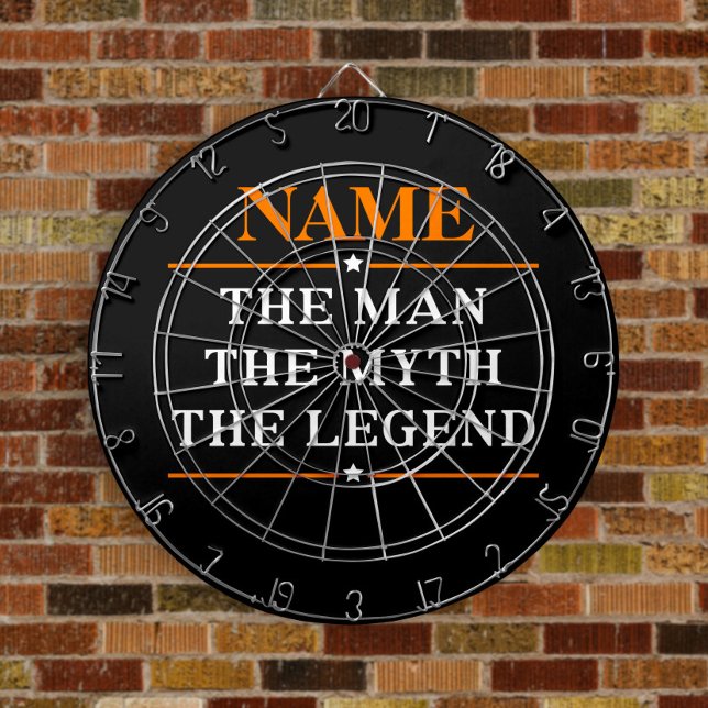 Personalized Name The Man The Myth The Legend Dartboard (Creator Uploaded)