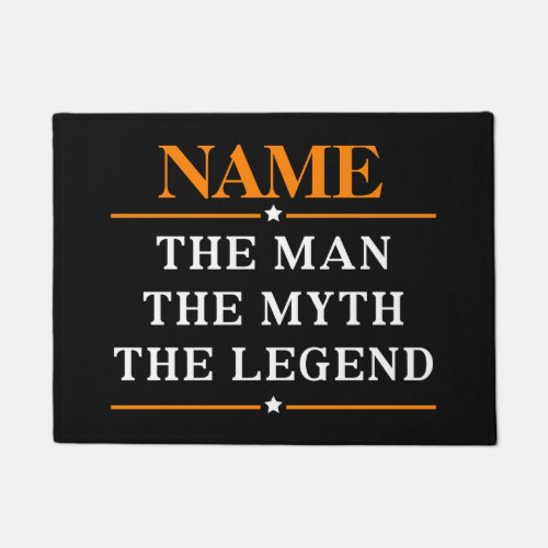 Personalized Name The Man The Myth The Legend Doormat