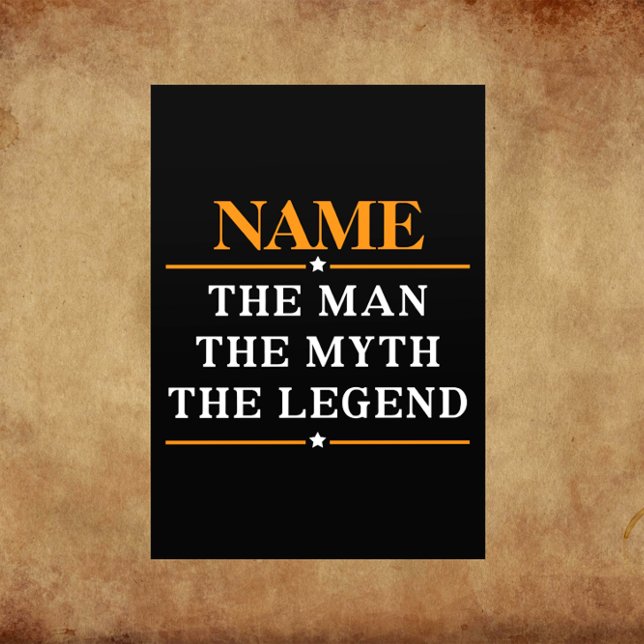 Personalized Name The Man The Myth The Legend Flyer (Creator Uploaded)