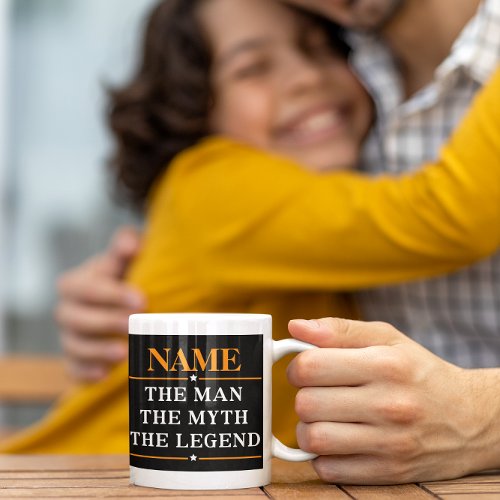 Personalized Name The Man The Myth The Legend Giant Coffee Mug