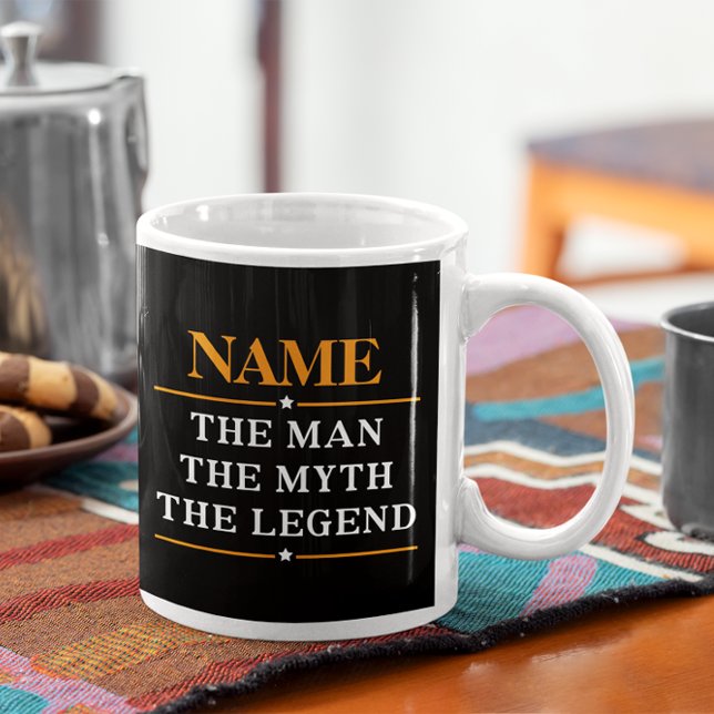 Personalized Name The Man The Myth The Legend Giant Coffee Mug (Creator Uploaded)