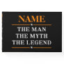 Personalized Name The Man The Myth The Legend Guest Book