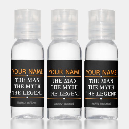 Personalized Name The Man The Myth The Legend Hand Sanitizer