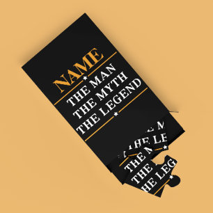 Personalized Name The Man The Myth The Legend Jigsaw Puzzle