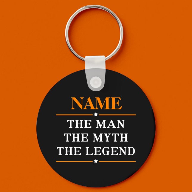 Personalized Name The Man The Myth The Legend Keychain (Creator Uploaded)