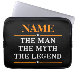 Personalized Name The Man The Myth The Legend Laptop Sleeve