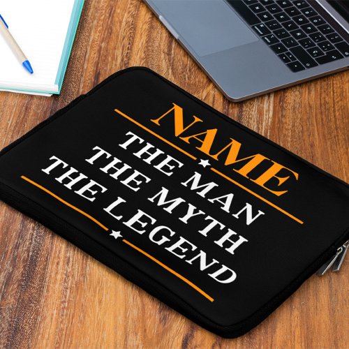 Personalized Name The Man The Myth The Legend Laptop Sleeve