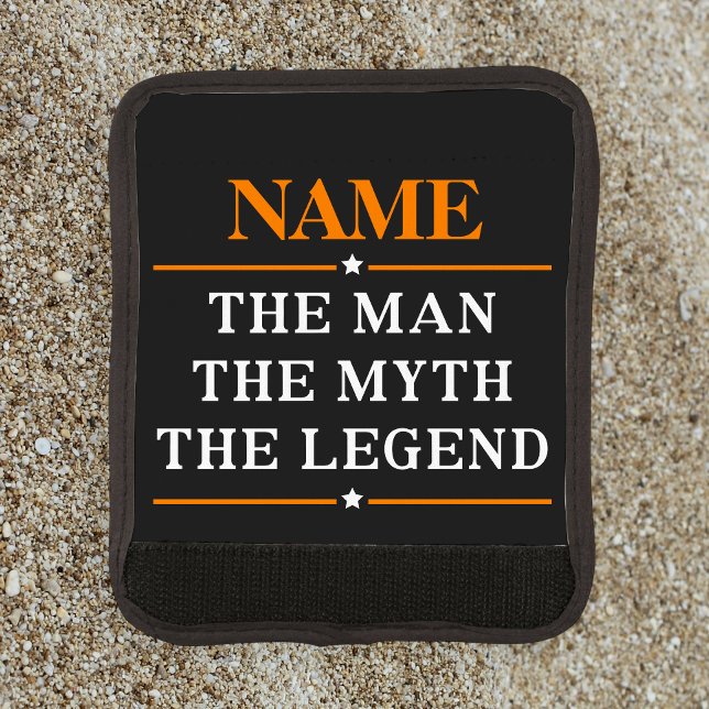 Personalized Name The Man The Myth The Legend Luggage Handle Wrap (Creator Uploaded)