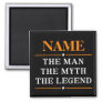 Personalized Name The Man The Myth The Legend Magnet
