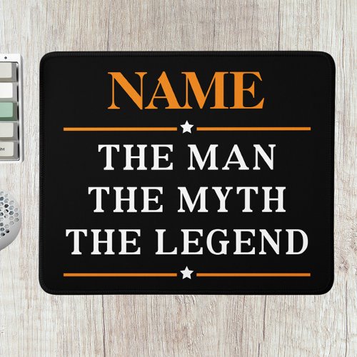 Personalized Name The Man The Myth The Legend Mouse Pad
