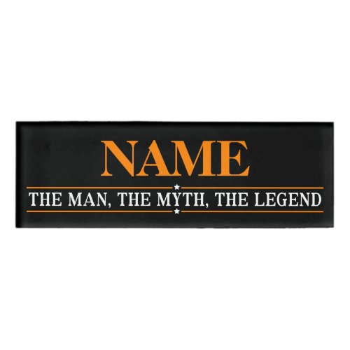 Personalized Name The Man The Myth The Legend Name Tag
