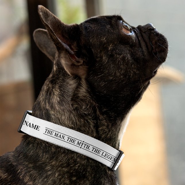 Personalized Name The Man The Myth The Legend Pet Collar (Creator Uploaded)