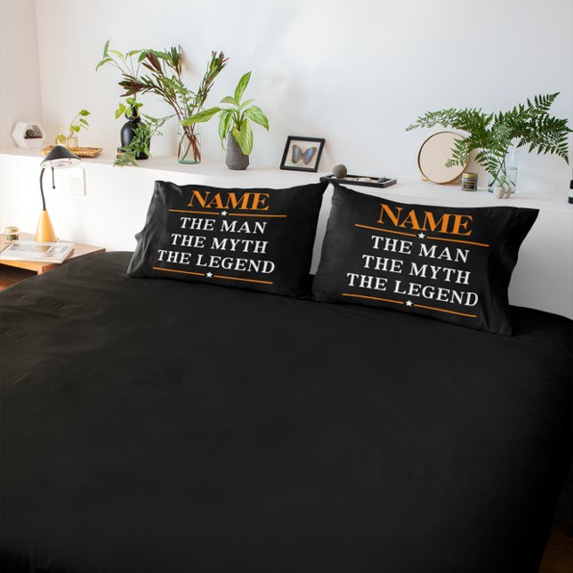 Personalized Name The Man The Myth The Legend Pillow Case (Creator Uploaded)