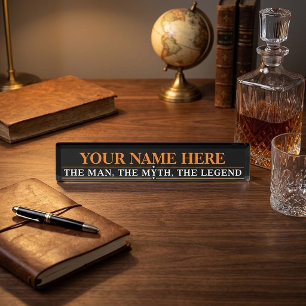 Personalized Name The Man The Myth The Legend Plate
