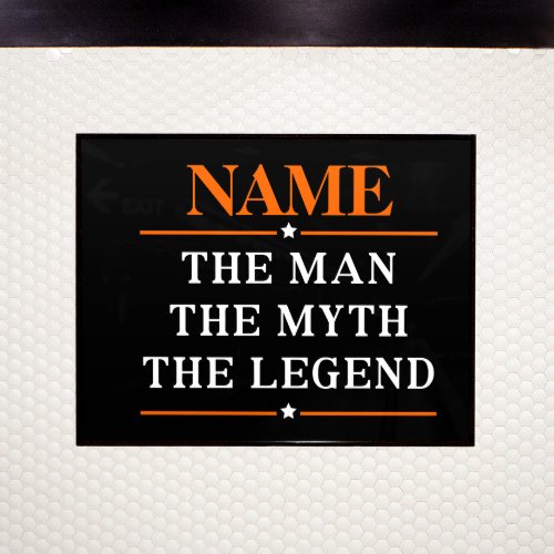Personalized Name The Man The Myth The Legend Poster