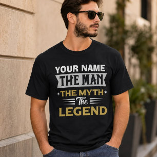 Personalized Name The Man The Myth The Legend T-S T-Shirt