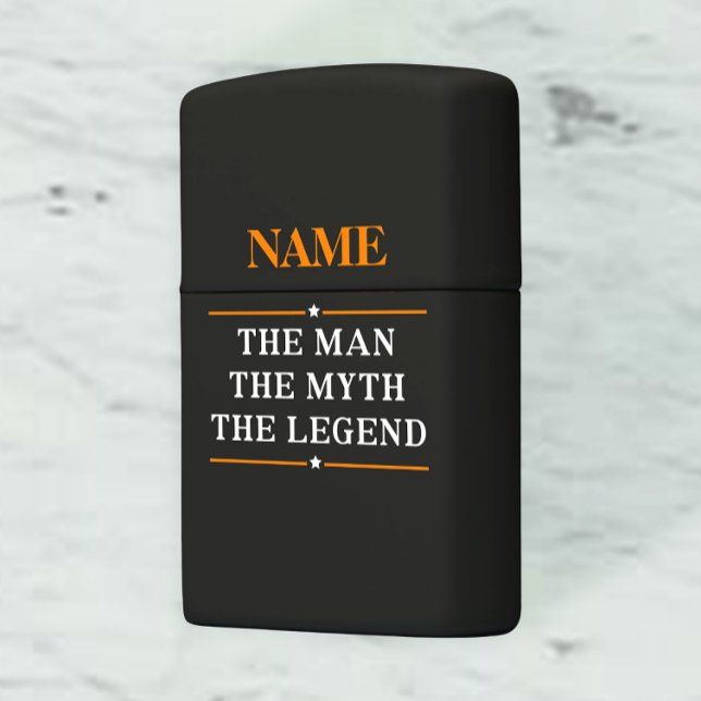 Personalized Name The Man The Myth The Legend T-Sh Zippo Lighter (Creator Uploaded)