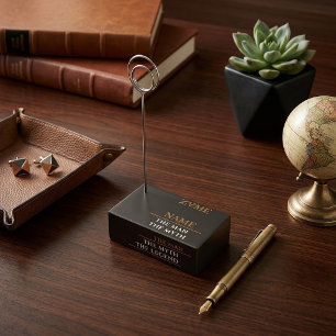 Personalized Name The Man The Myth The Legend Table Card Holder
