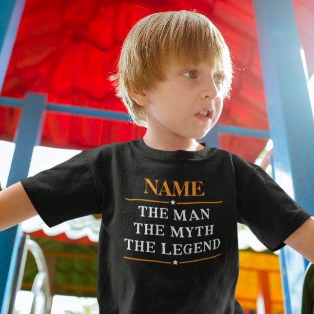 Personalized Name The Man The Myth The Legend Toddler T-shirt (Creator Uploaded)