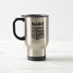 Personalized Name The Man The Myth The Legend Travel Mug<br><div class="desc">Personalized your own name,  "the Man the Myth the Legend" typography design,  great custom gift for men,  dad,  grandpa,  husband,  boyfriend on father's day,  birthday,  anniversary,  and any special day.</div>