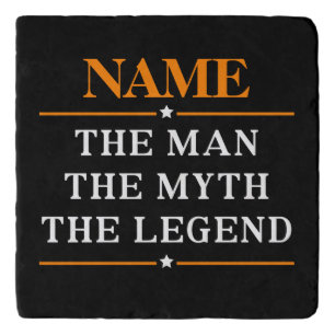 Personalized Name The Man The Myth The Legend Trivet