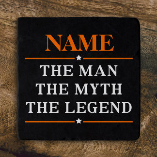 Personalized Name The Man The Myth The Legend Trivet