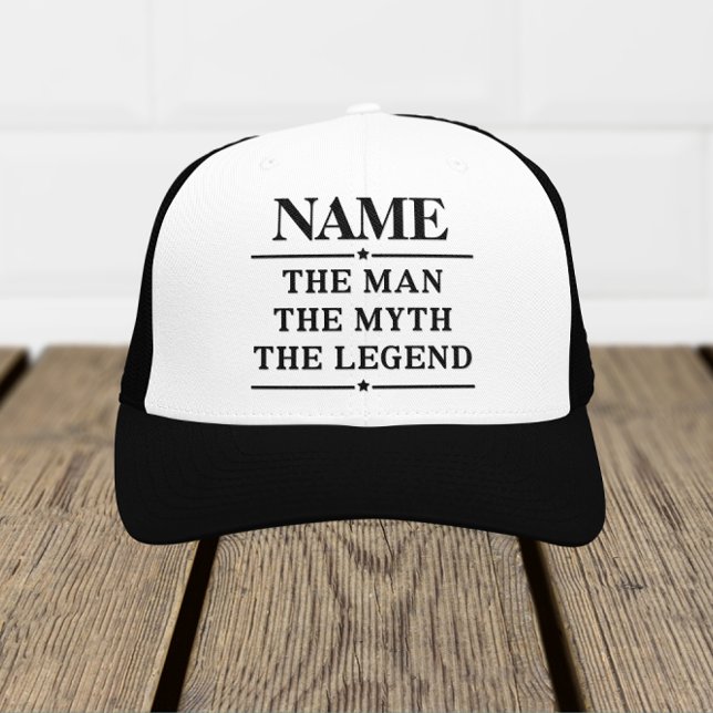 Personalized Name The Man The Myth The Legend Trucker Hat (Creator Uploaded)
