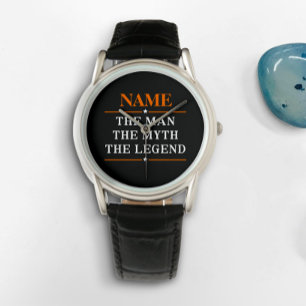 Personalized Name The Man The Myth The Legend Watch