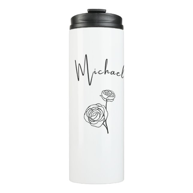 Personalized name thermal tumbler (Front)