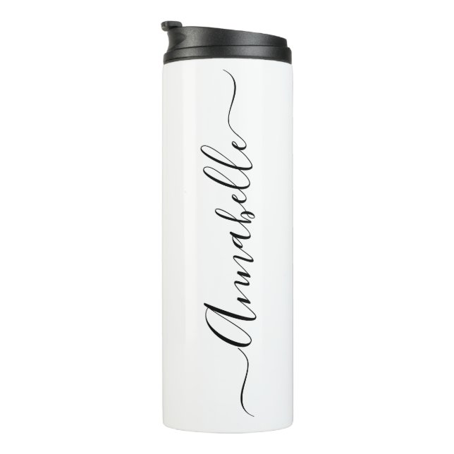 Personalized Name Thermal Tumbler (Rotated Right)